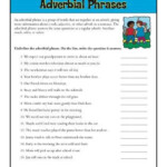Adverbial Phrases Free Printable Adverb Worksheets Adverbial