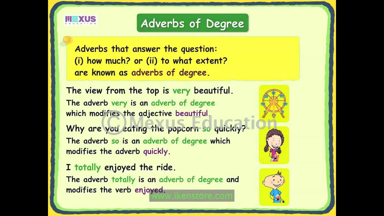 Adverbs Of Degree YouTube