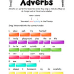 Adverbs Unit 5 Worksheet
