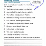 Adverbs Worksheets Grade 2 Sample 2nd Grade Worksheets Adverbs