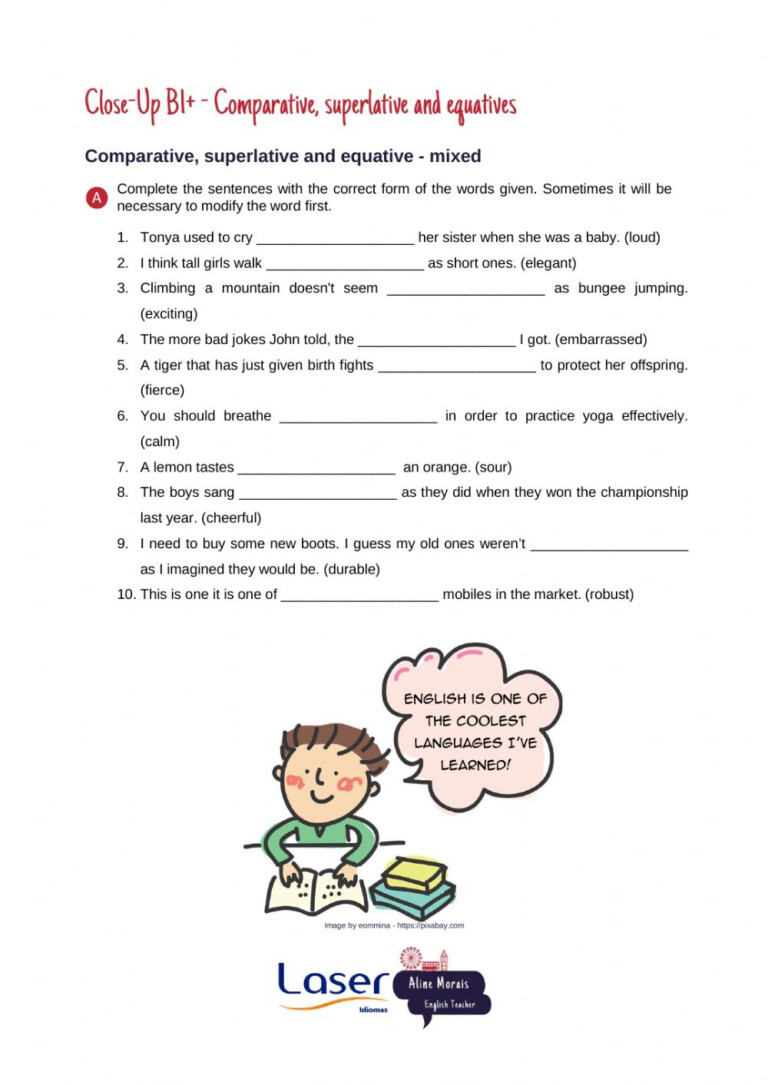 Adjective And Adverb Practice Worksheet